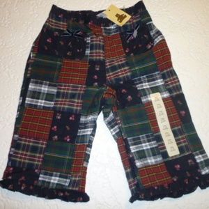 Girls Gap Patch Work Cotton Pants Size 0-3 Months